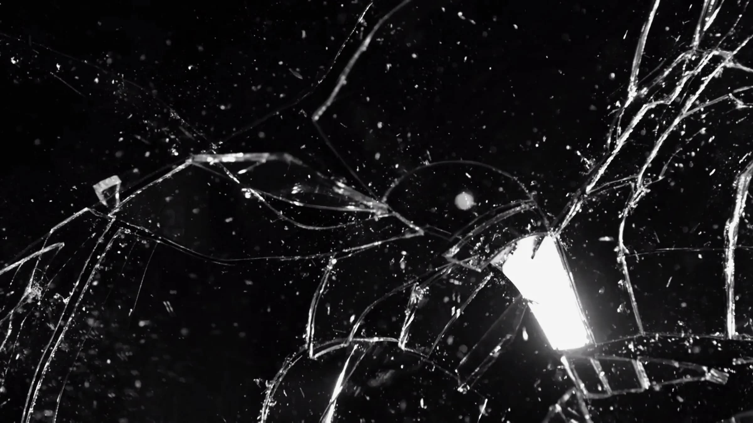 Recovered BASE visual direction with fractured glass texture.