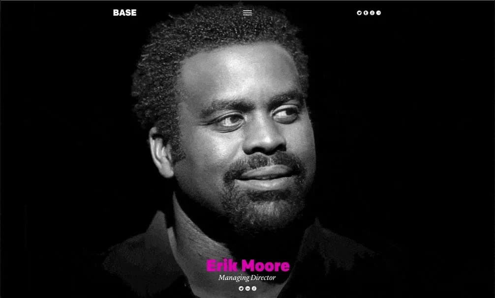 BASE team page portrait for Erik Moore.