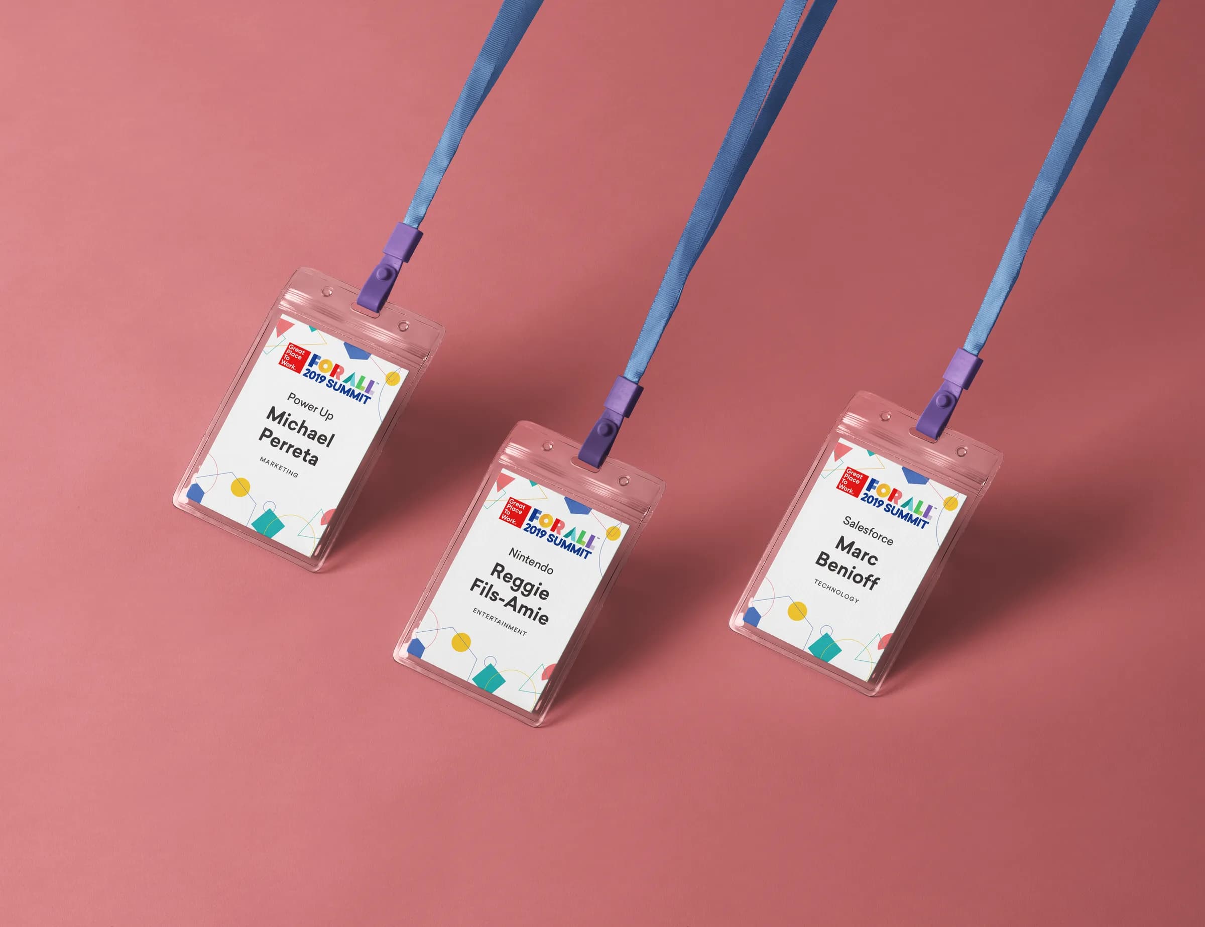 For All Summit attendee nametag.