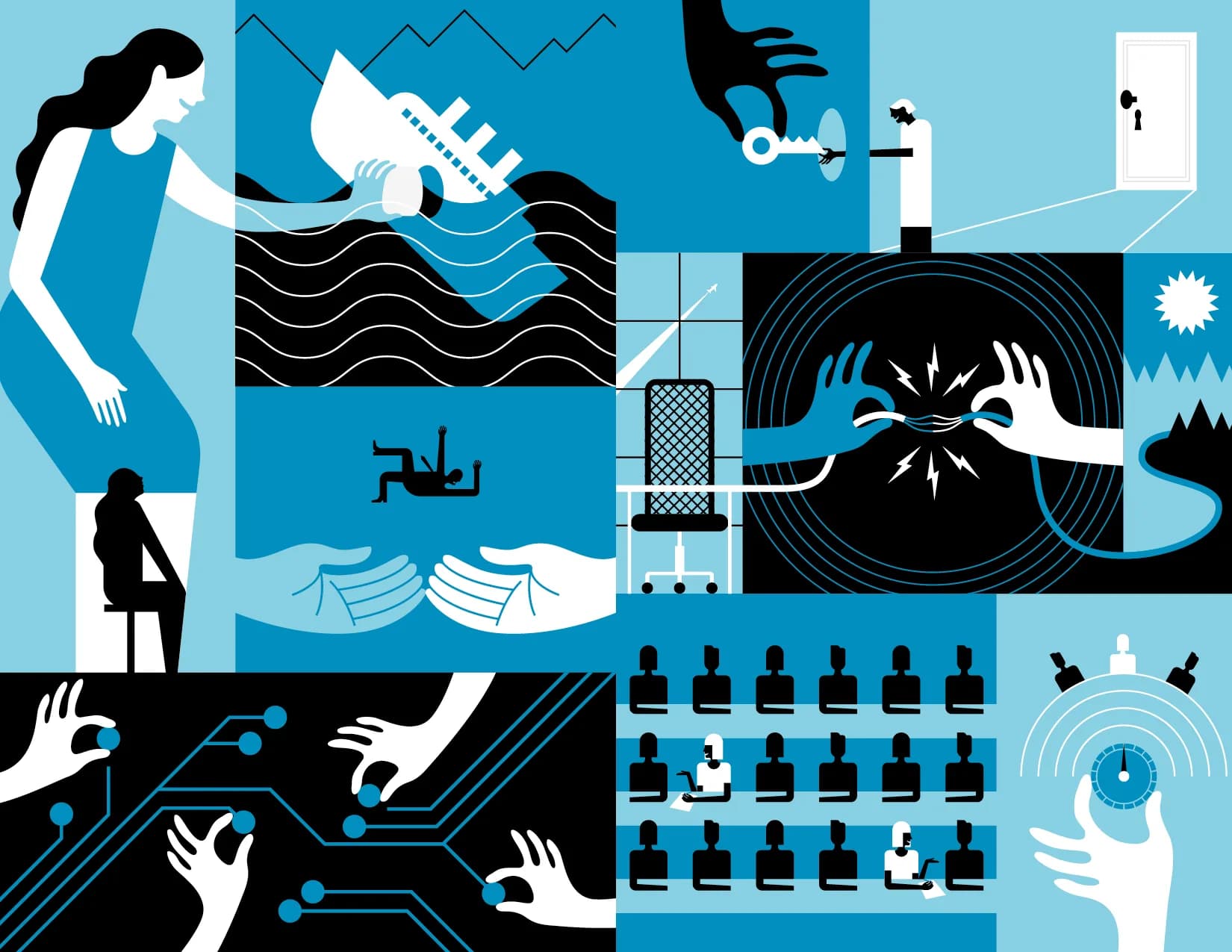 A San Francisco 2019 For All Summit booklet spread.
