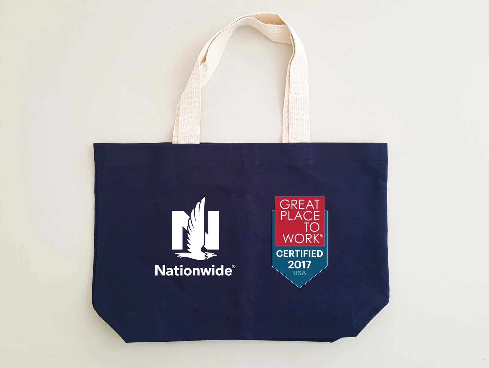 GPTW Chicago For All tote, back.