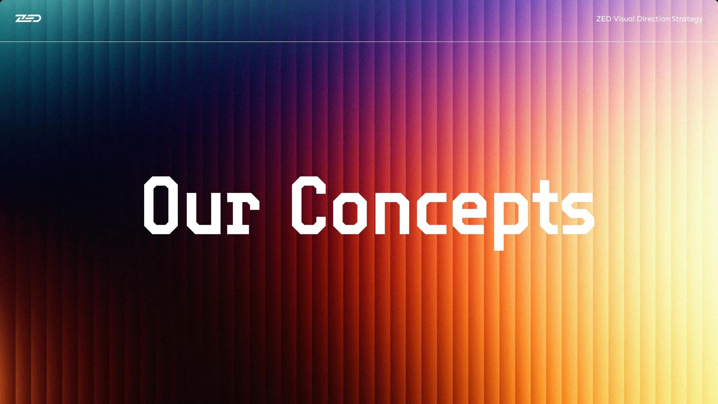 ZED visual-direction context frame.